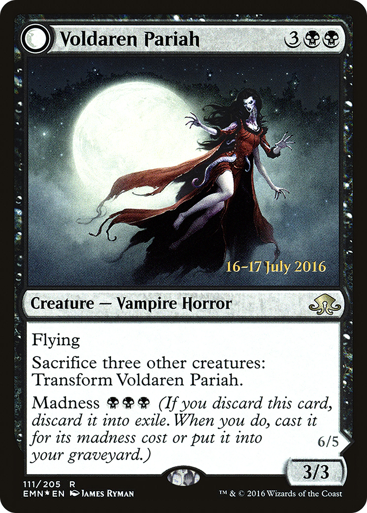 Voldaren Pariah (PRE-111S) - Eldritch Moon Promos: (mooneldrazidfc) Foil