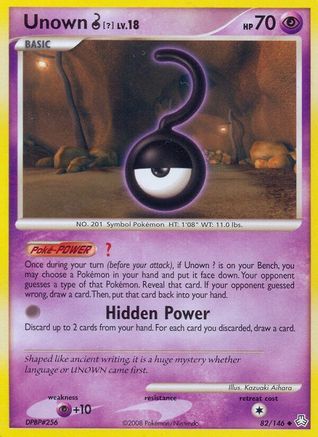 Unown (?) 082  - Reverse Holofoil Legends Awakened - Uncommon