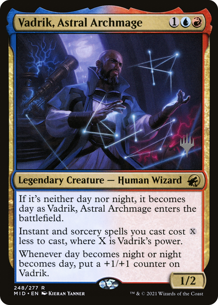Vadrik, Astral Archmage (PPMID-248P) - Innistrad: Midnight Hunt Promos
