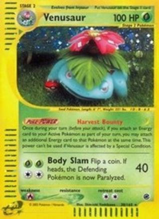 Venusaur (30) 030  - Holofoil Expedition - Holo Rare