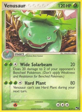 Venusaur 006/017  POP Series 2 - Rare