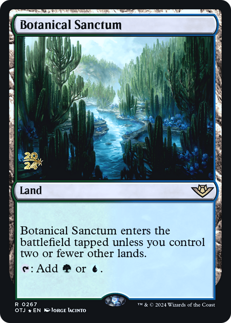 Botanical Sanctum (OTJ) (PRE-267S) - Outlaws of Thunder Junction Promos Foil