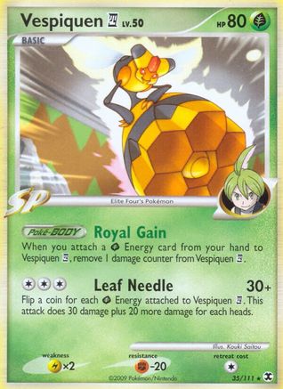Vespiquen E4 035  - Reverse Holofoil Rising Rivals - Rare