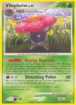 Vileplume 045  Legends Awakened - Rare