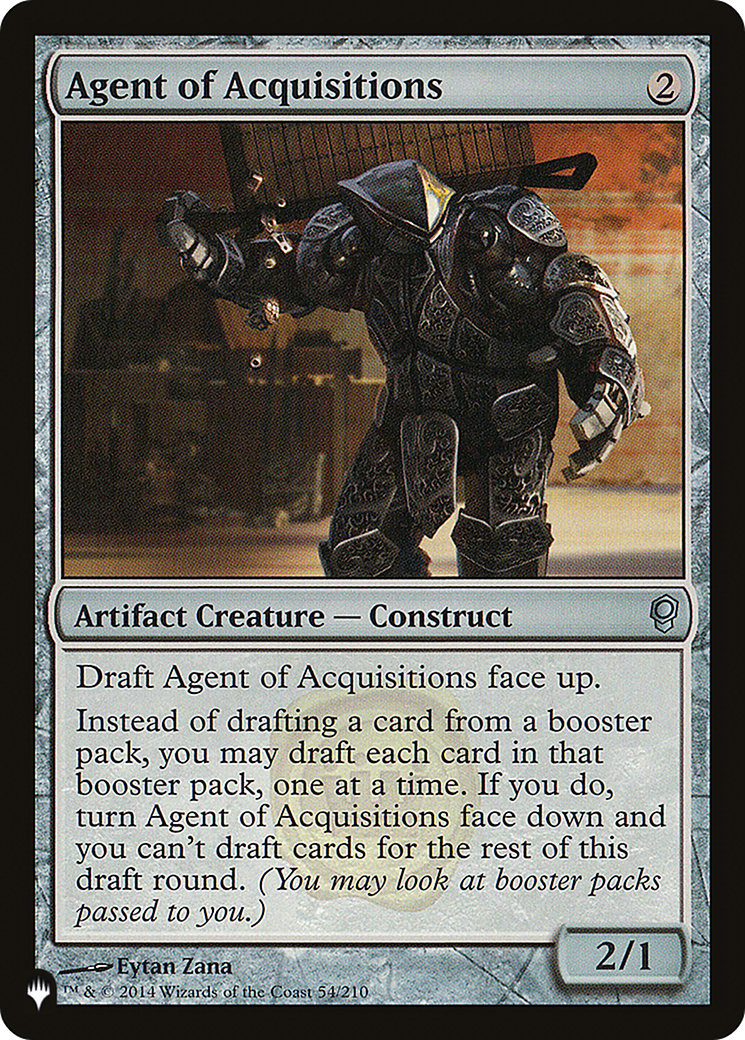 Agent of Acquisitions (LIST-CNS-54) - The List