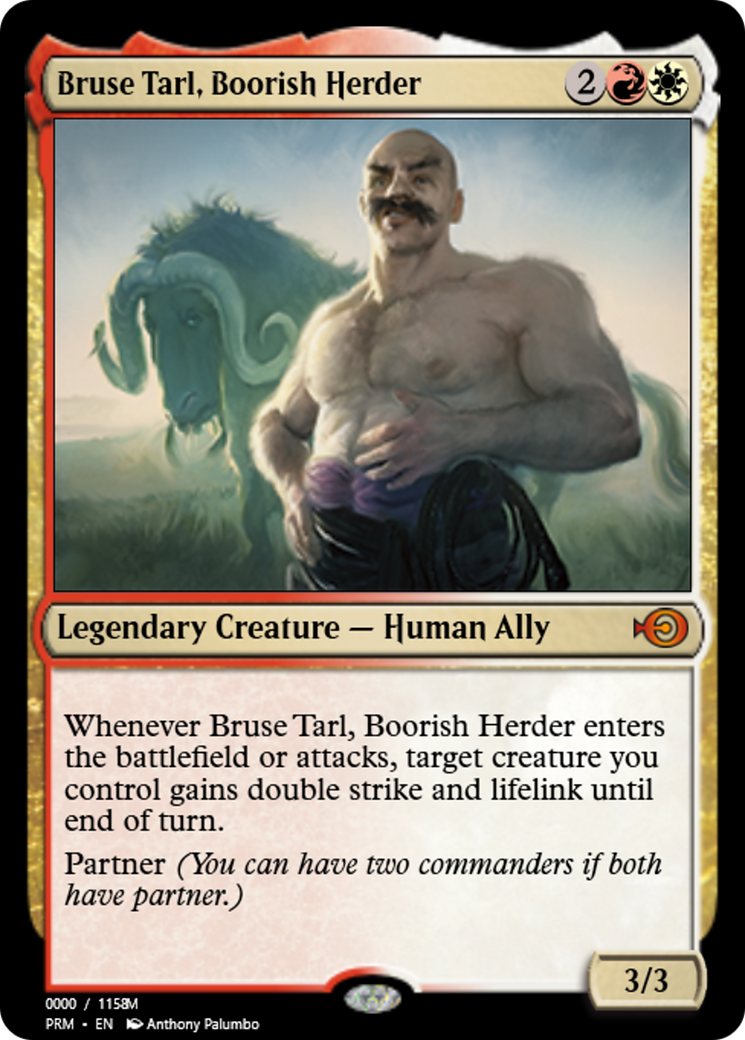 Bruse Tarl, Boorish Herder (PRM-86156) - Magic Online Promos