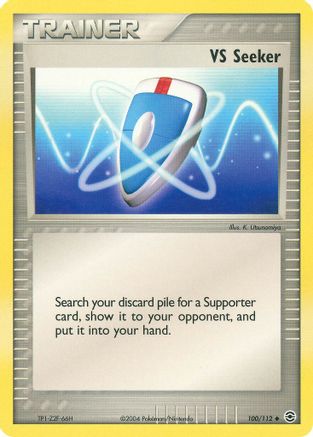 VS Seeker 100  - Reverse Holofoil FireRed & LeafGreen - Uncommon
