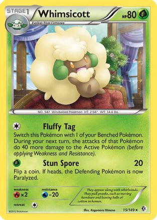 Whimsicott 015  Boundaries Crossed - Rare