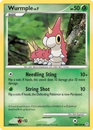 Wurmple 104/130  Diamond and Pearl - Common