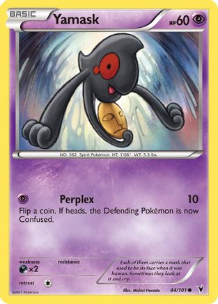 Yamask (44) 044  - Reverse Holofoil Noble Victories - Common