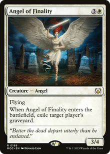 Angel of Finality⁣ - Commander: March of the Machine⁣ (Rare)⁣ [169]