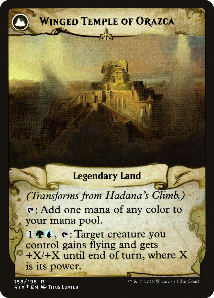 Hadana's Climb (PRE-158S) - Rivals of Ixalan Promos: (compasslanddfc) Foil