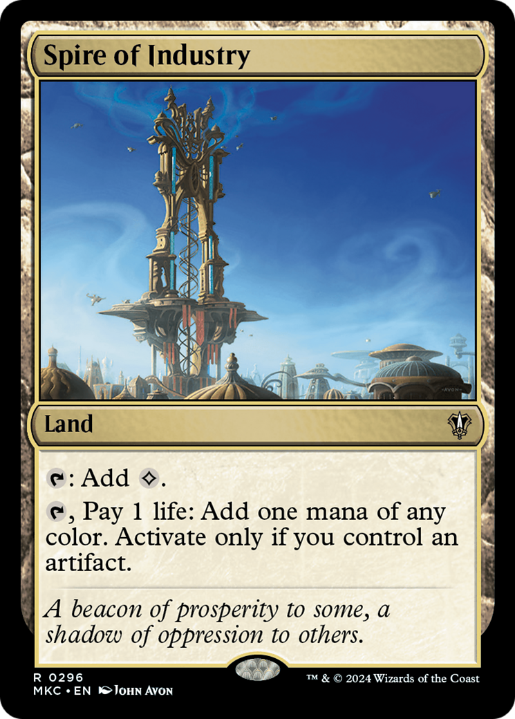 Spire of Industry⁣ - Commander: Murders at Karlov Manor⁣ (Rare)⁣ [296]