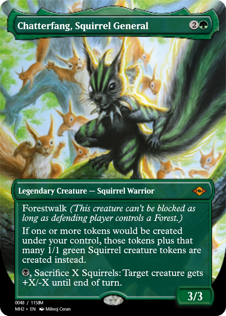 Chatterfang, Squirrel General (PRM-91297) - Magic Online Promos Foil