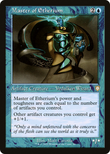 Master of Etherium⁣ - Commander: The Brothers' War⁣ (Rare)⁣ [86]
