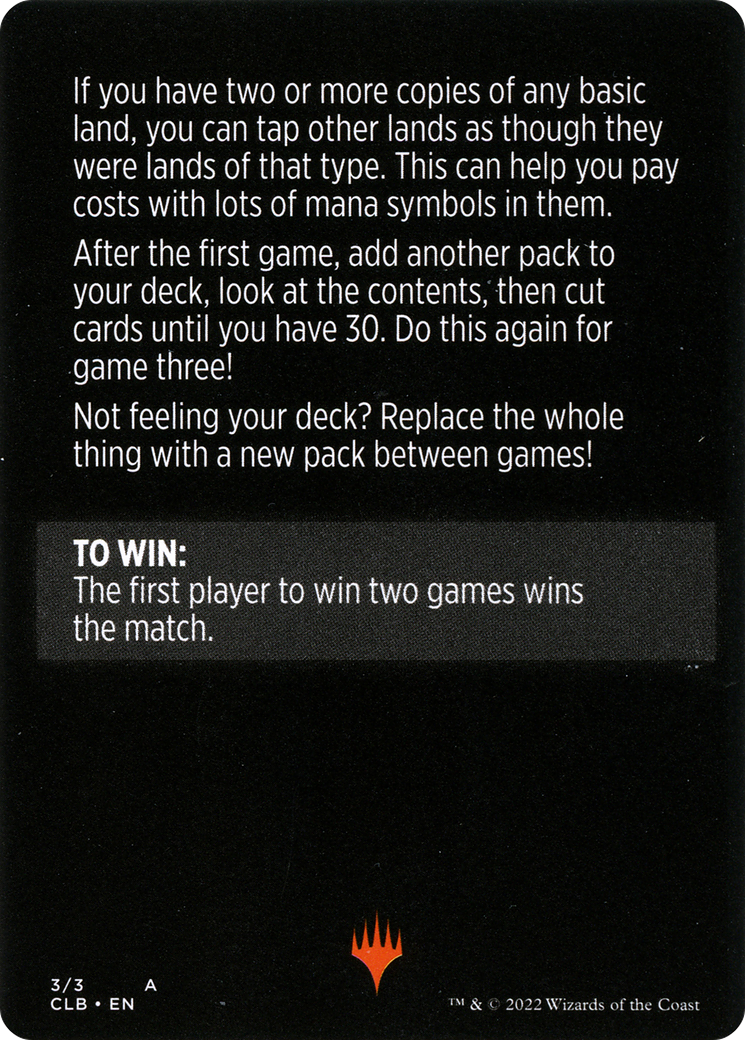 Mini-Master // Mini-Master (cont'd) (MCLB-003) - Commander Legends: Battle for Baldur's Gate Minigames Foil