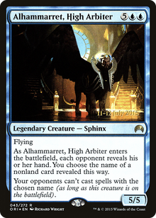 Alhammarret, High Arbiter (PRE-43S) - Magic Origins Promos Foil