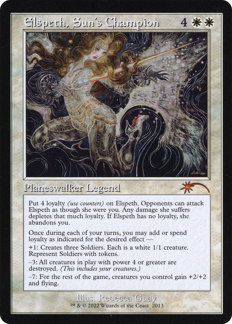 Elspeth, Sun's Champion (SLC-2013) - Secret Lair 30th Anniversary Countdown Kit