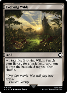 Evolving Wilds⁣ - Universes Beyond: Fallout⁣ (Common)⁣ [263]