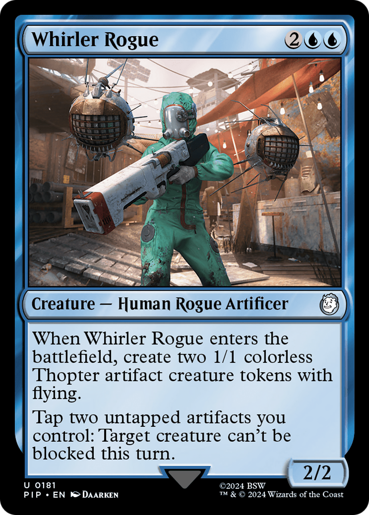 Whirler Rogue⁣ - Universes Beyond: Fallout⁣ (Uncommon)⁣ [181]