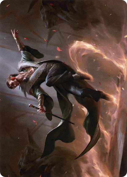 Fleetfoot Dancer // Fleetfoot Dancer (ASNC-026) - New Capenna Art Series (Borderless) Foil