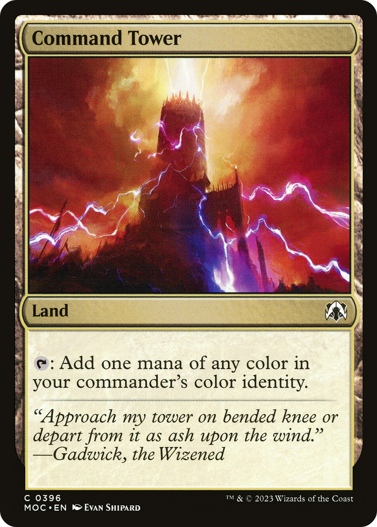 Command Tower⁣ - Commander: March of the Machine⁣ (Common)⁣ [396]
