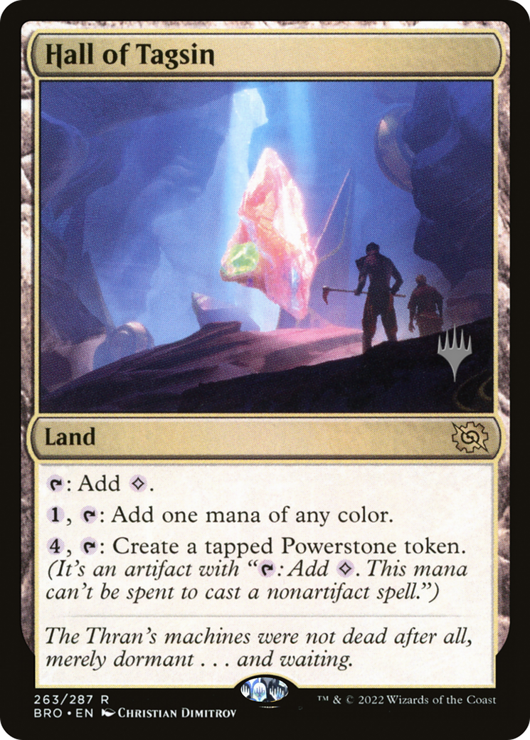 Hall of Tagsin (PPBRO-263P) - The Brothers' War Promos Foil