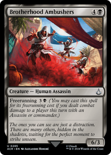 Brotherhood Ambushers⁣ - Universes Beyond: Assassin's Creed: Extras⁣ (Uncommon)⁣ [285]