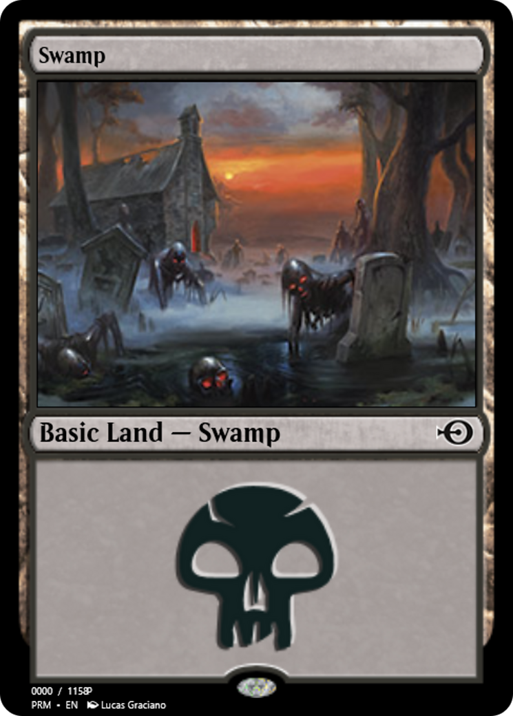 Swamp (PRM-81860) - Magic Online Promos Foil
