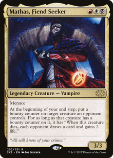 Mathas, Fiend Seeker⁣ - Double Masters 2022⁣ (Rare)⁣ [252]