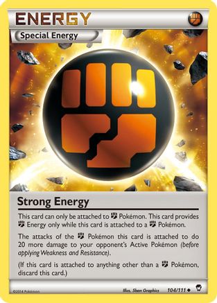 Strong Energy 104/111  XY  Furious Fists - Uncommon
