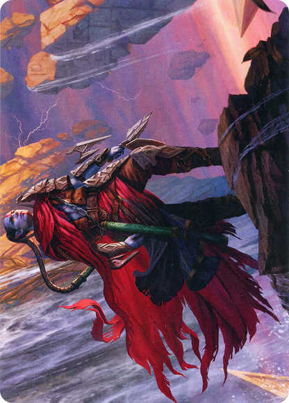 Anowon, the Ruin Thief // Anowon, the Ruin Thief (AZNR-075) - Zendikar Rising Art Series (Borderless) Foil