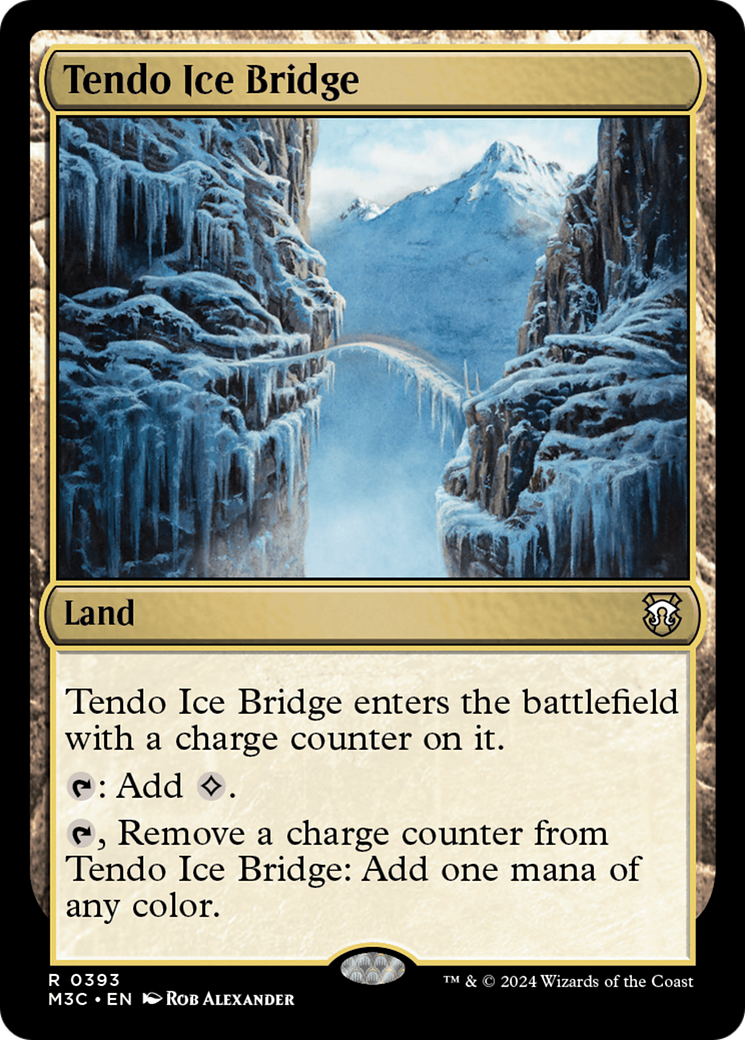 Tendo Ice Bridge⁣ - Commander: Modern Horizons 3⁣ (Rare)⁣ [393]