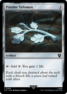 Pristine Talisman⁣ - Commander: The Lord of the Rings: Tales of Middle-earth⁣ (Common)⁣ [283]