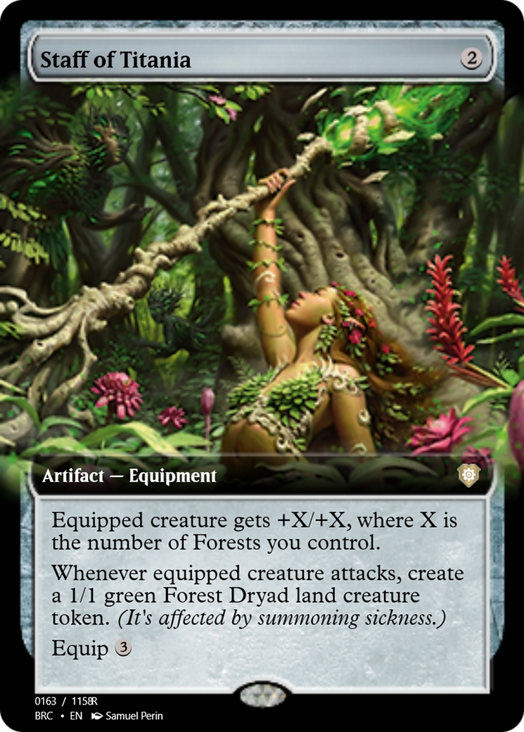 Staff of Titania (PRM-105856) - Magic Online Promos Foil