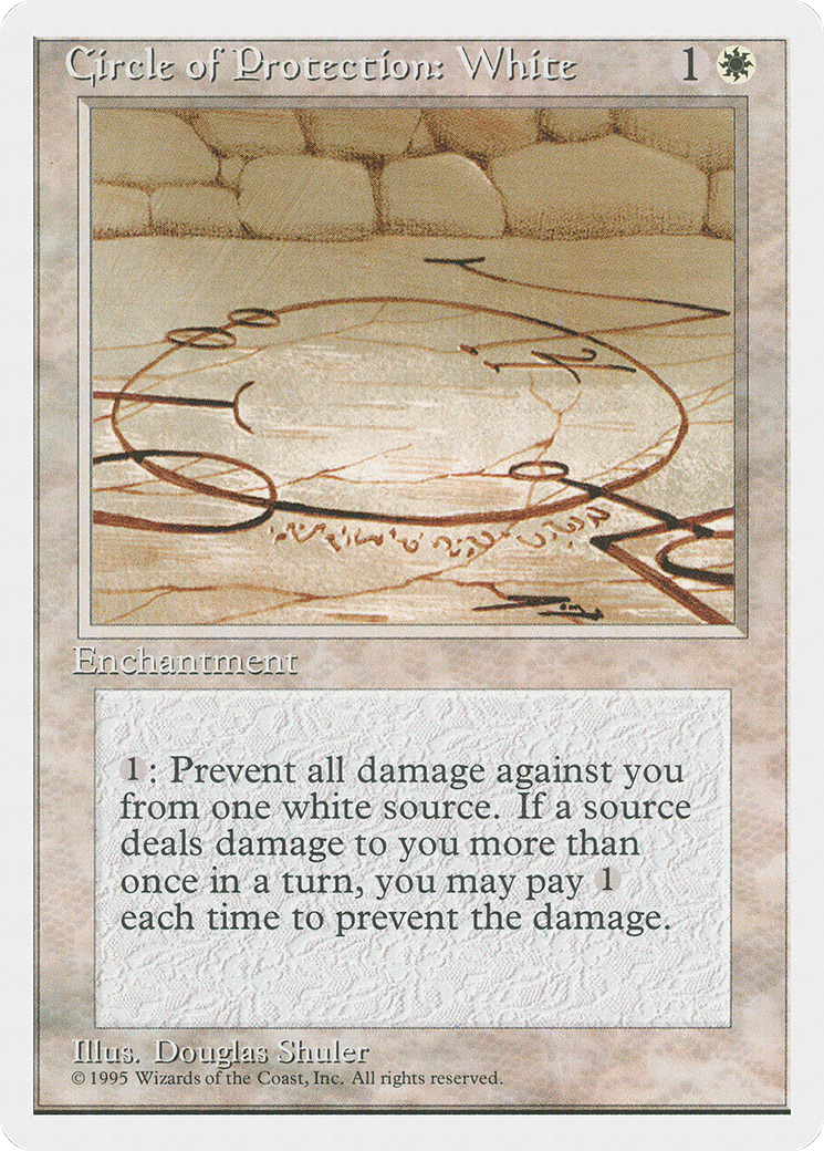 Circle of Protection: White (4ED-) - Fourth Edition