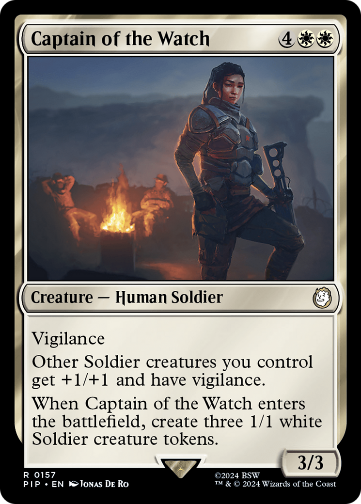 Captain of the Watch⁣ - Universes Beyond: Fallout⁣ (Rare)⁣ [157]