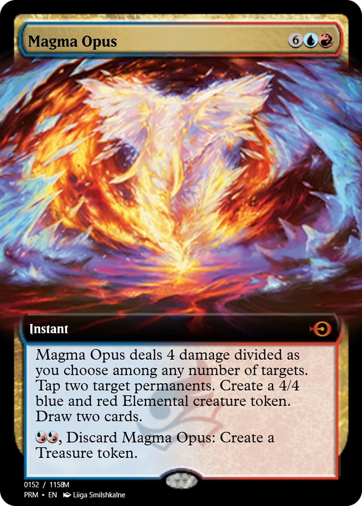 Magma Opus (PRM-90276) - Magic Online Promos: (Extended Art) Foil