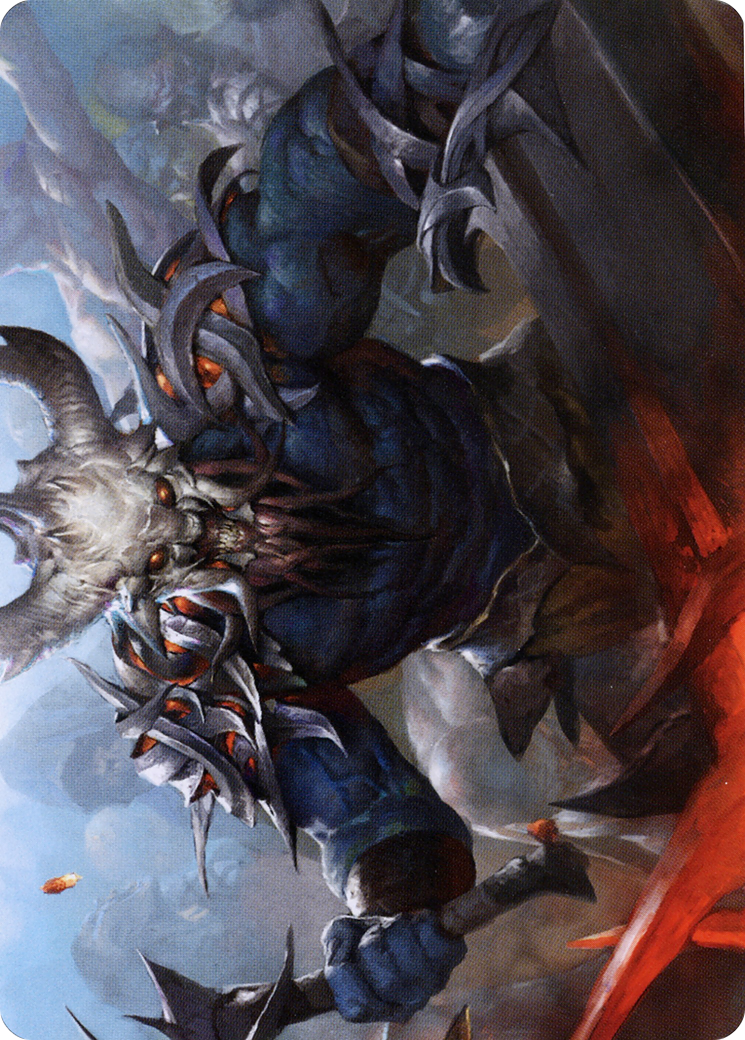 Frenzied Raider // Frenzied Raider (AKHM-034) - Kaldheim Art Series (Borderless)