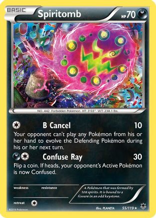 Spiritomb 055/119  XY  Phantom Forces - Rare