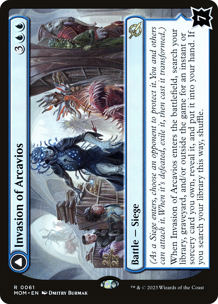 Invasion of Arcavios (PRE-61S) - March of the Machine Promos Foil