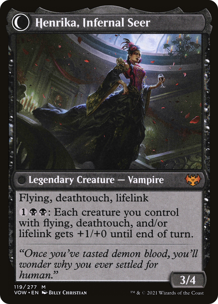Henrika Domnathi (VOW-119) - Innistrad: Crimson Vow: (Double Faced Transform) Foil