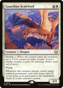 Guardian Scalelord⁣ - Commander: March of the Machine⁣ (Rare)⁣ [16]