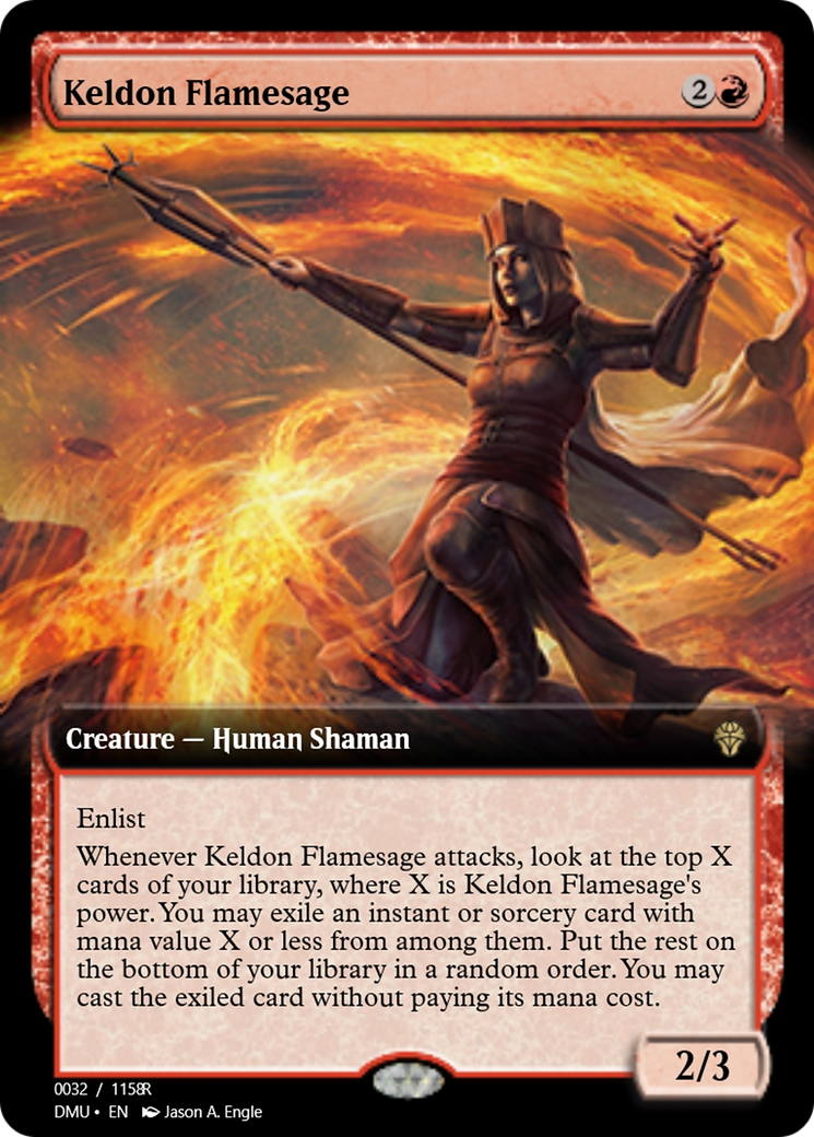 Keldon Flamesage (PRM-103444) - Magic Online Promos