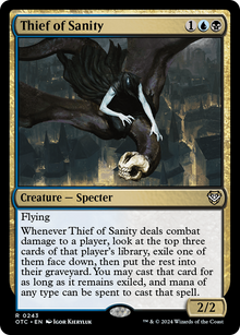 Thief of Sanity⁣ - Commander: Outlaws of Thunder Junction⁣ (Rare)⁣ [243]