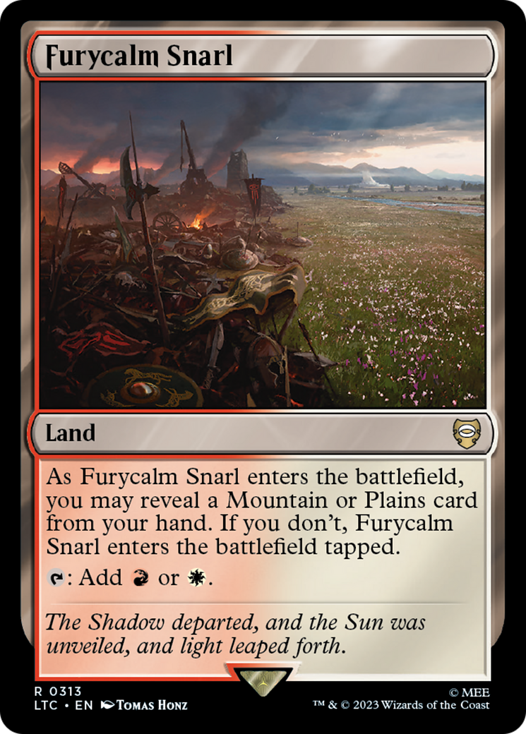 Furycalm Snarl⁣ - Commander: The Lord of the Rings: Tales of Middle-earth⁣ (Rare)⁣ [313]