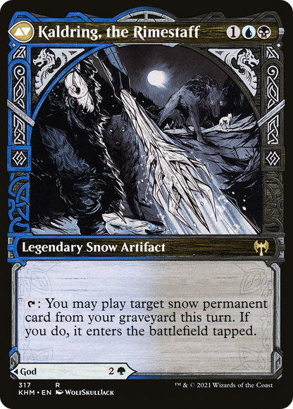 Jorn, God of Winter (Showcase) (KHM-317) - Kaldheim: (Showcase) Foil