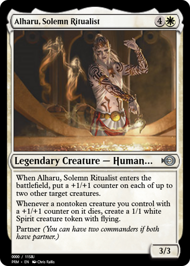 Alharu, Solemn Ritualist (PRM-86320) - Magic Online Promos