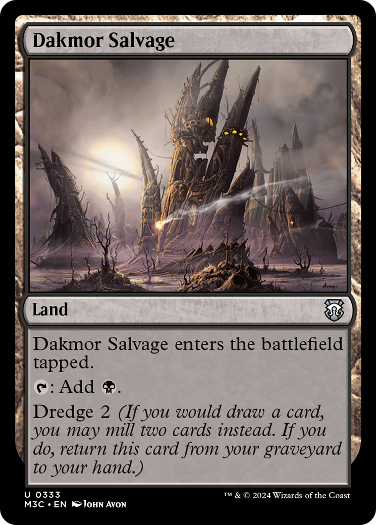 Dakmor Salvage⁣ - Commander: Modern Horizons 3⁣ (Uncommon)⁣ [333]
