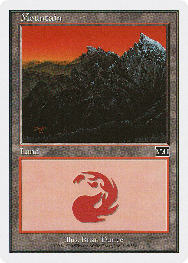 Mountain (346) (6ED-346) - Classic Sixth Edition